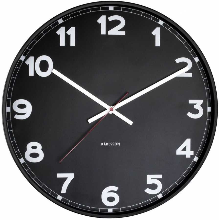 Karlsson New Classic Wall Clock Black